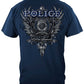 Elite Breed Police Crest Silver Foil T-Shirt - back view