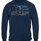 Blue Lives Matter Long Sleeve Shirt - front view