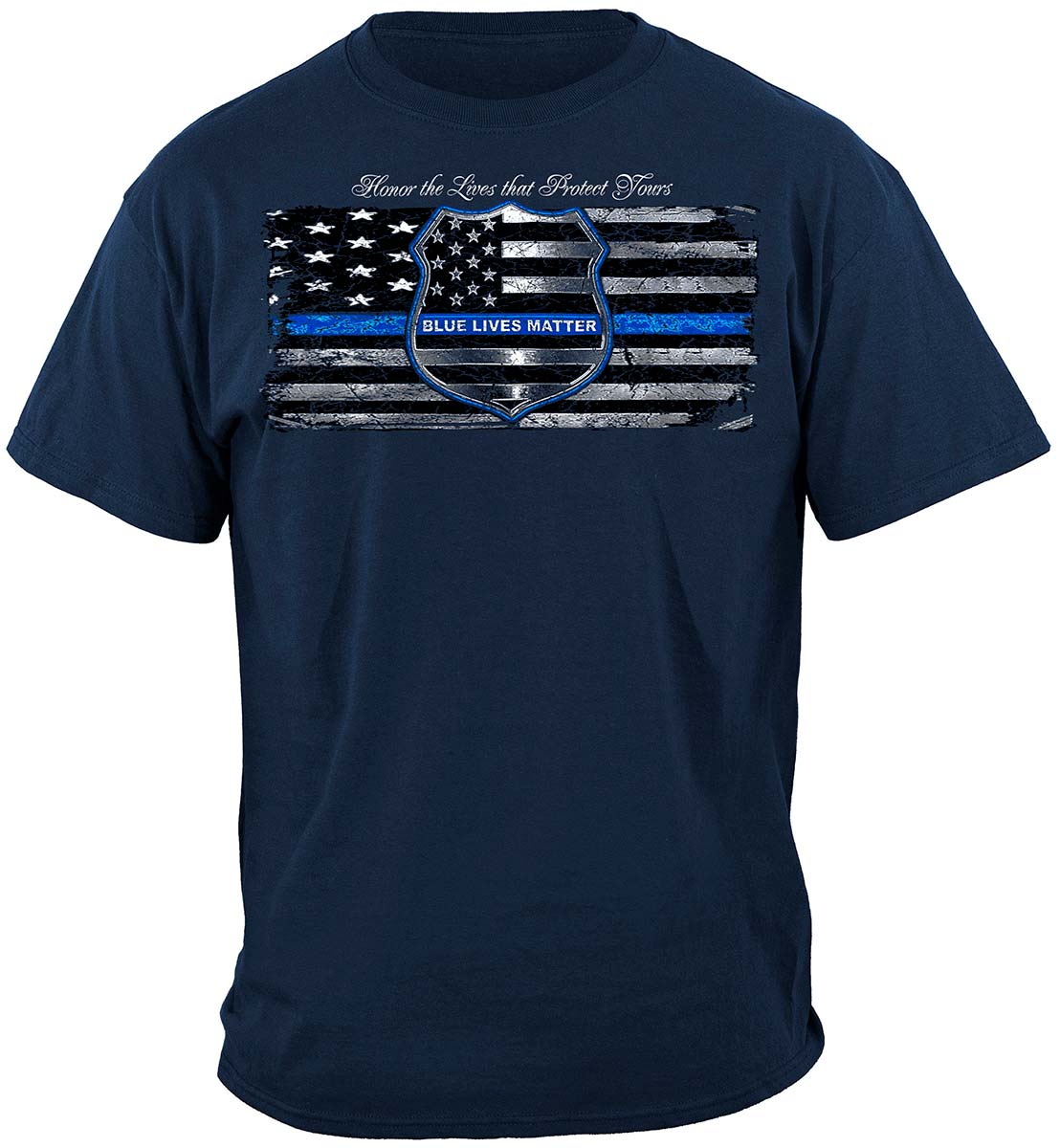 Blue Lives Matter T-Shirt - front view