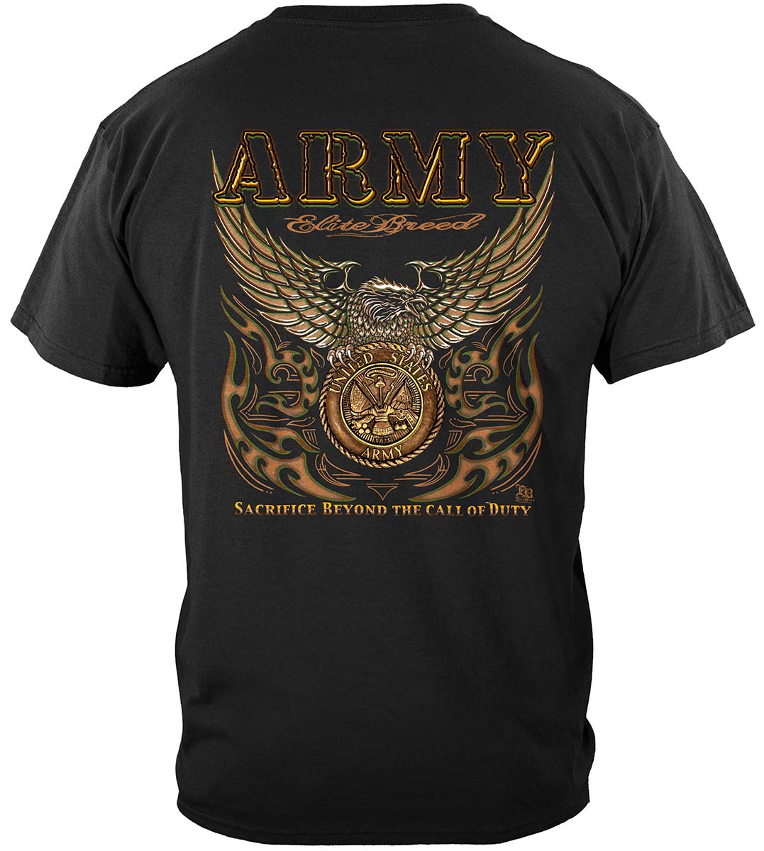 Elite Breed Army T-Shirt - back view