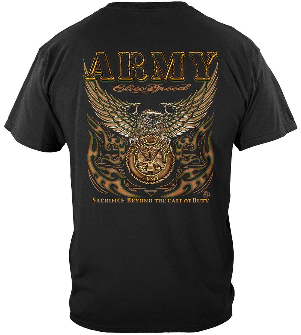 Elite Breed Army T-Shirt - back view