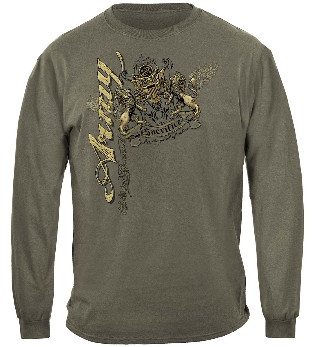 Army Lions Elite Breed Long Sleeve Shirt - front view