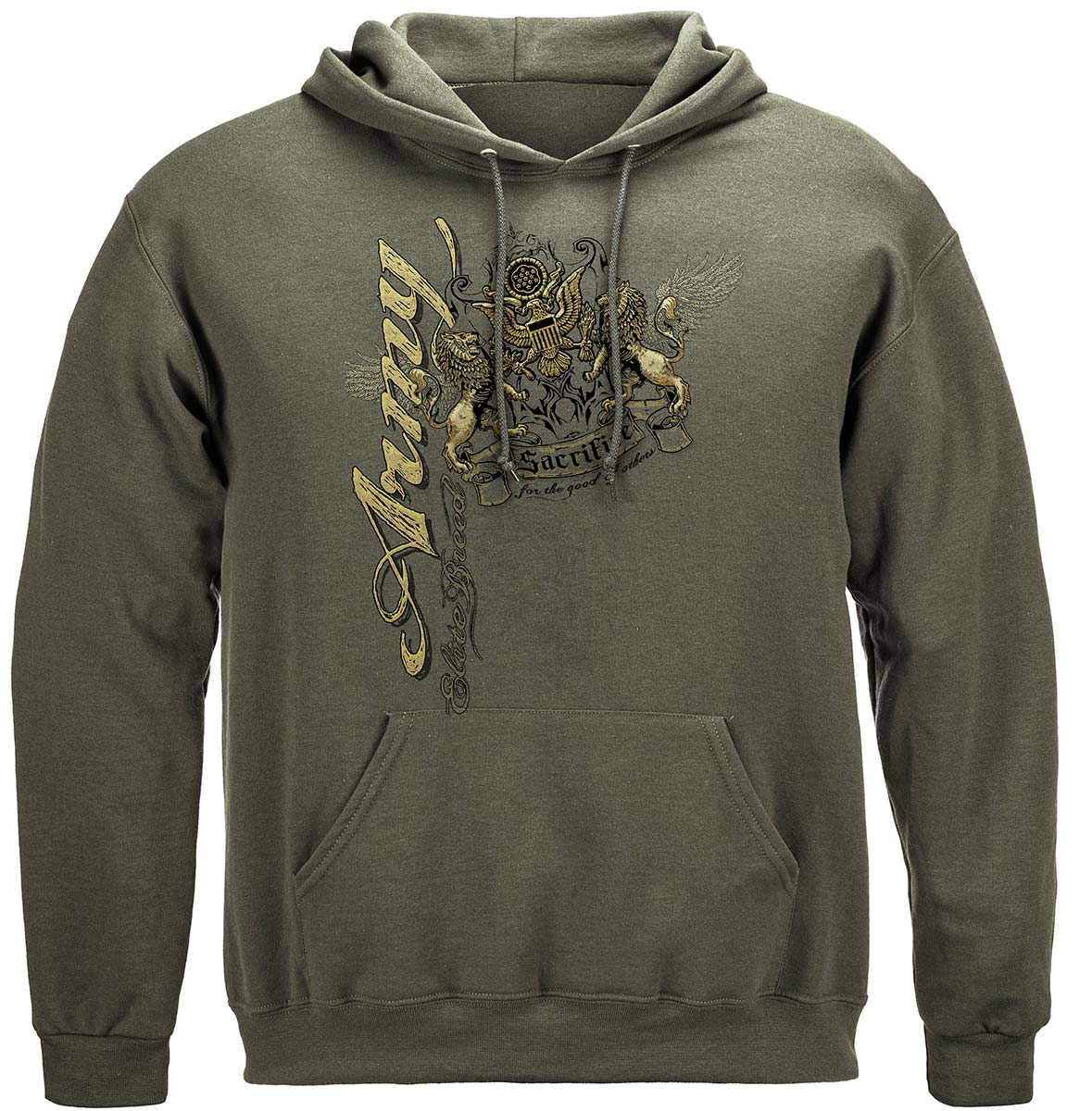 Army Lions Elite Breed Hoodie - front view