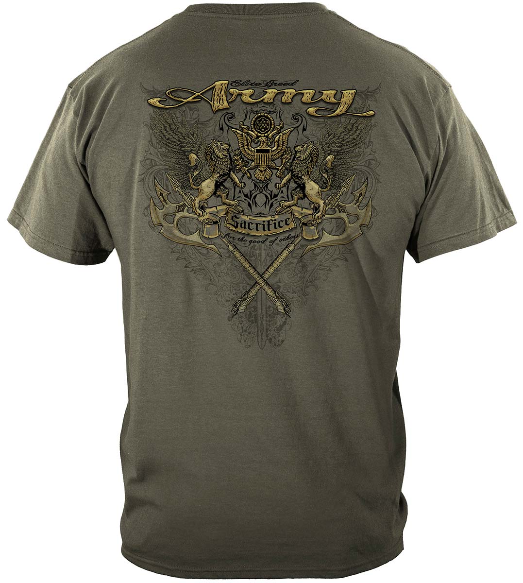 Army Lions Elite Breed T-Shirt - back view