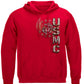 USMC Pride Duty Honor Stars Silver Foil Hoodie - front view