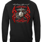 Elite Breed USMC Red Blades Silver Foil Long Sleeve Shirt - back view