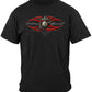 Elite Breed USMC Red Blades Silver Foil T-Shirt - front view