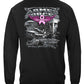 Elite Breed Armed Forces Fight Cancer Long Sleeve Shirt - back view