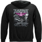 Elite Breed Armed Forces Fight Cancer Hoodie - back view