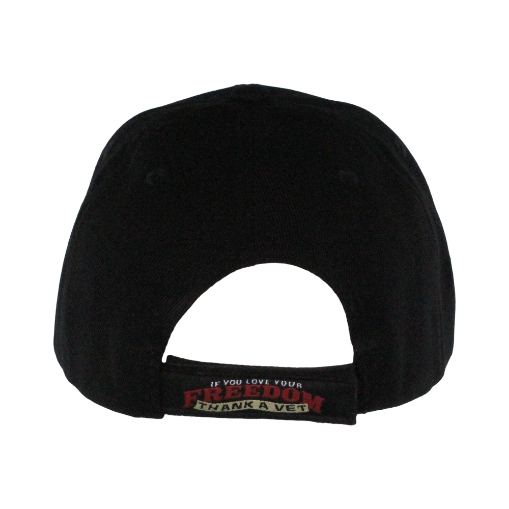 Embroidered Thanks A Vet Patriotic Cotton Cap – view 4