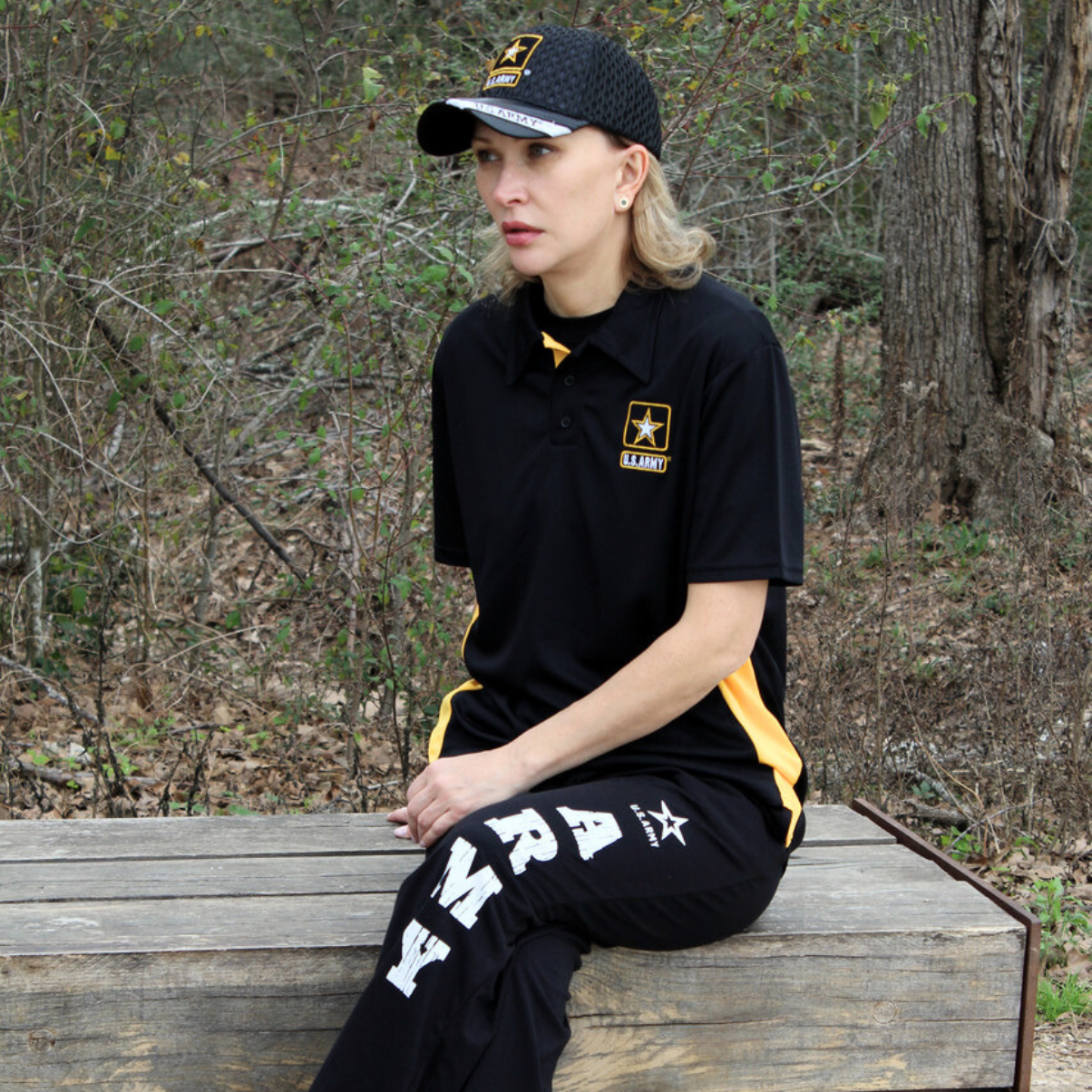 US Army Black Lounge Pants Imported