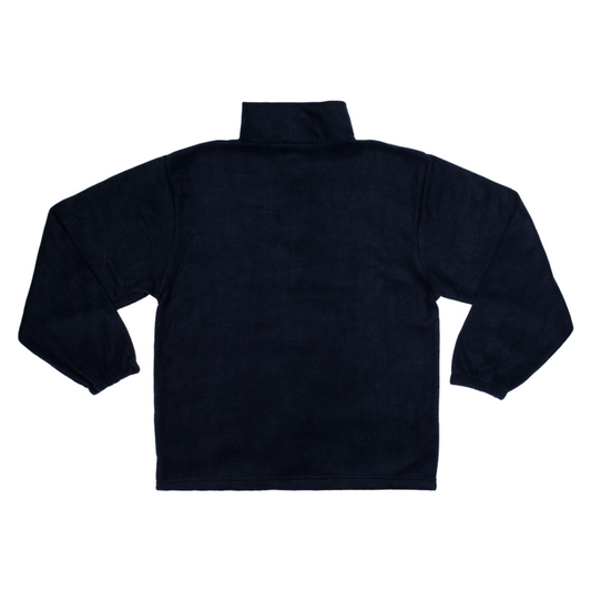 US Marines Black Fleece Zip-up Jacket- Made in the USA