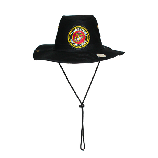 US Marines Black Military Hunter Hat