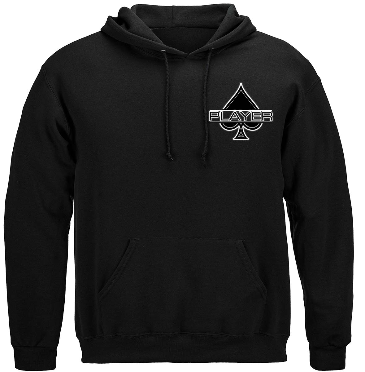 Player Poker Hoodie - front view