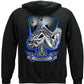 Aces Up Poker Hoodie - back view