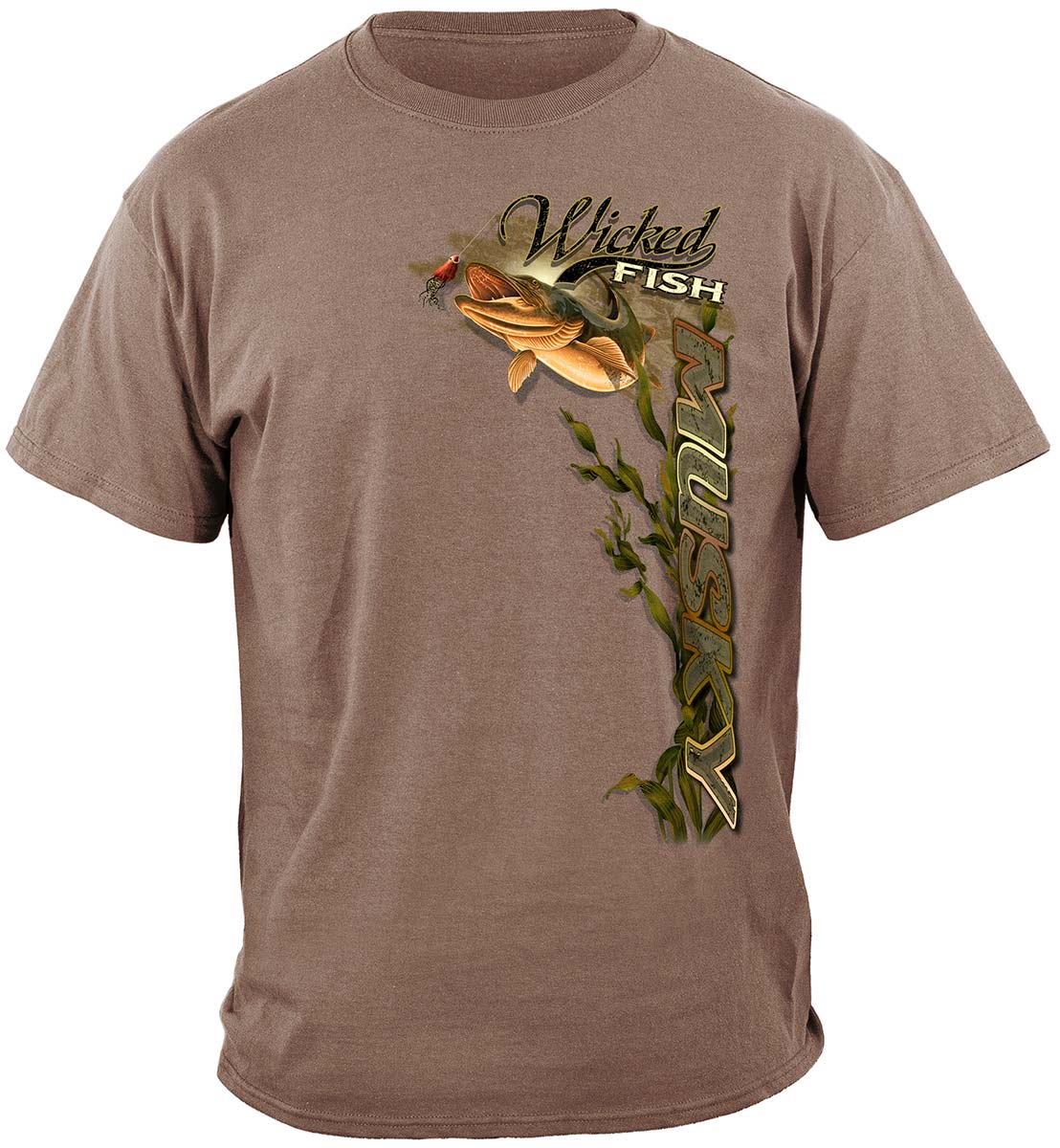 Wicked Fish Muskie T-Shirt - front view