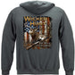 Wicked Hunt Deer Buck Stops Here Hoodie - back view