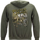 Wicked Hunt Bow Hunting Hoodie - back view