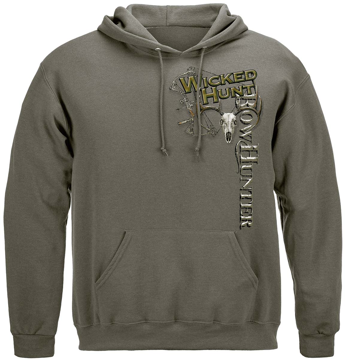 Wicked Hunt Bow Hunting Hoodie - front view