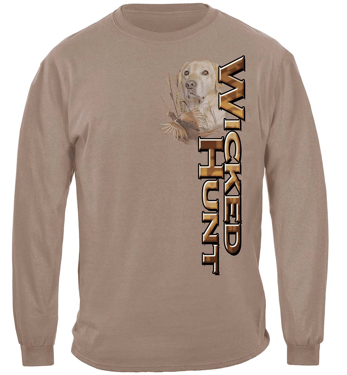 Wicked Hunt Birds Long Sleeve Shirt - front view