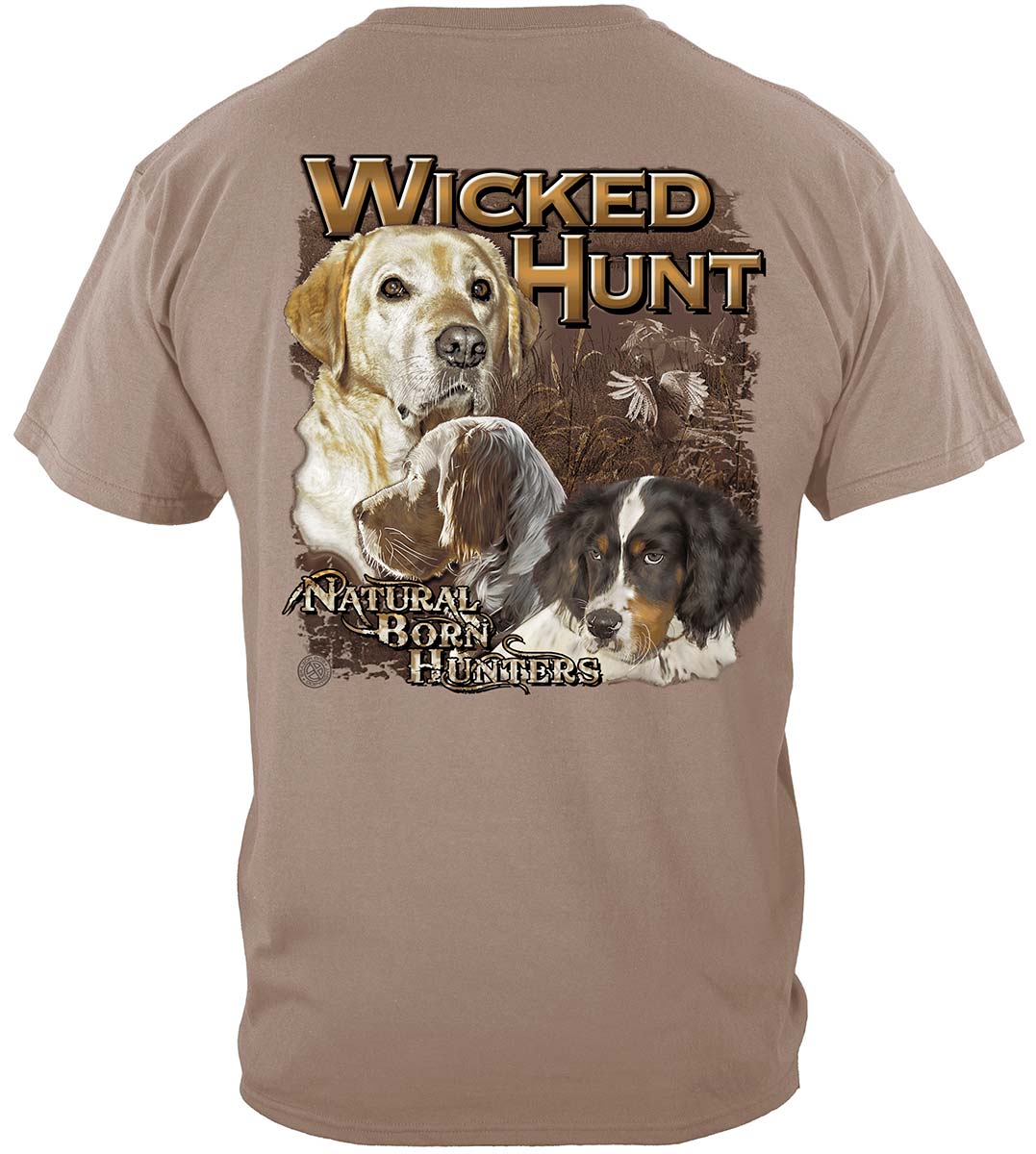 Wicked Hunt Birds T-Shirt - back view