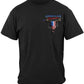 American Bow Hunter Patriotic Skull T-Shirt - front view