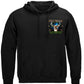 Hunting Old Indian Saying Vegetarian Bad Hunter Hoodie - front view