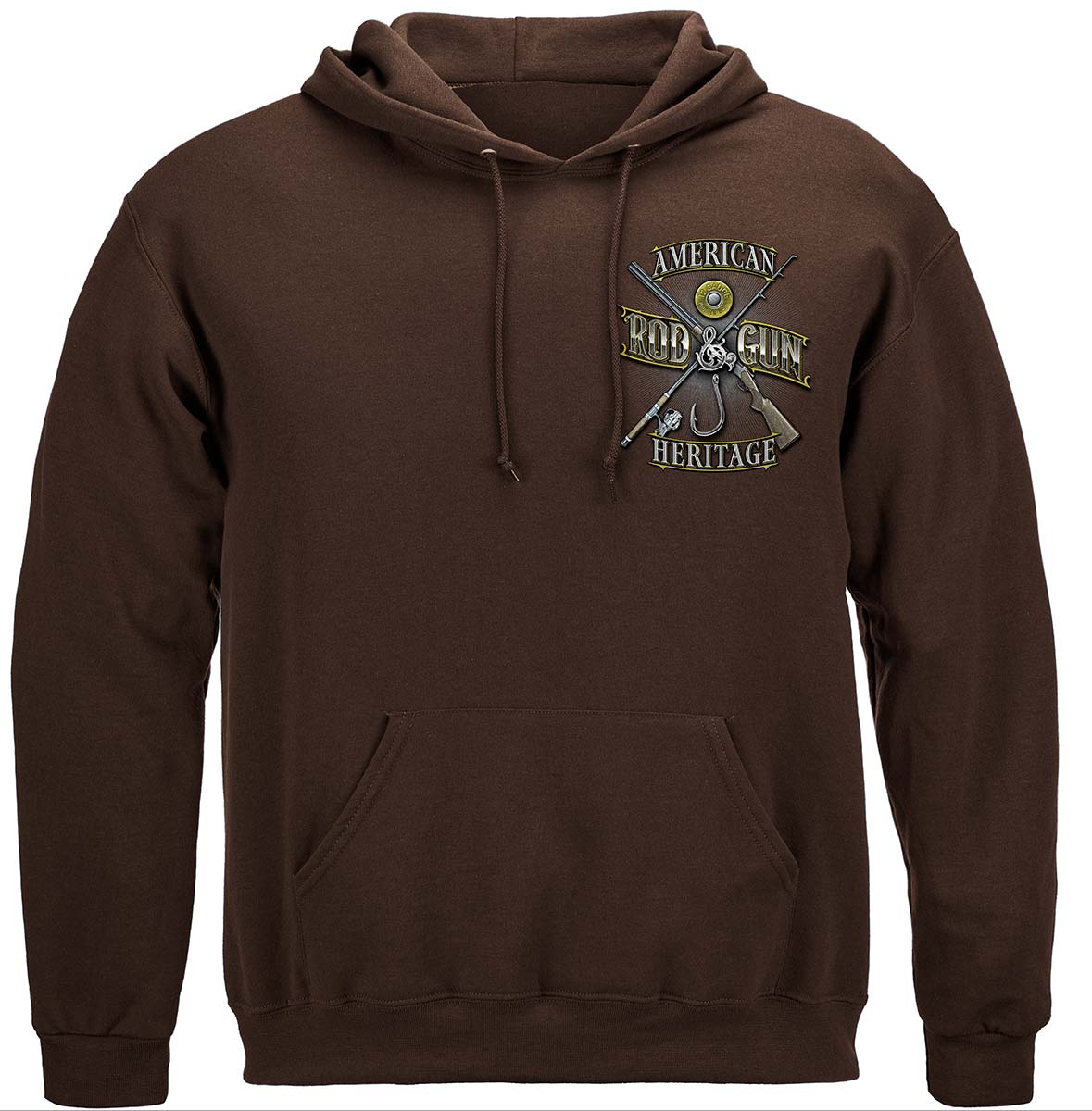 Hunting Rod and Gun American Heritage Hoodie - front view