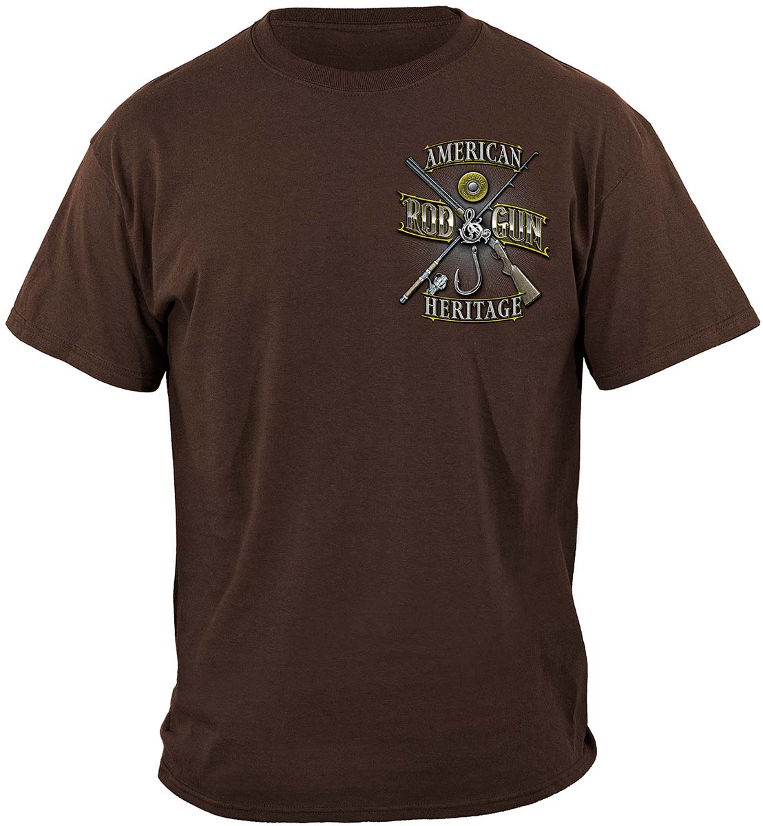 Hunting Rod and Gun American Heritage T-Shirt - front view