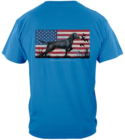 Bird Hunting Dog Labrador Retriever T-Shirt - back view