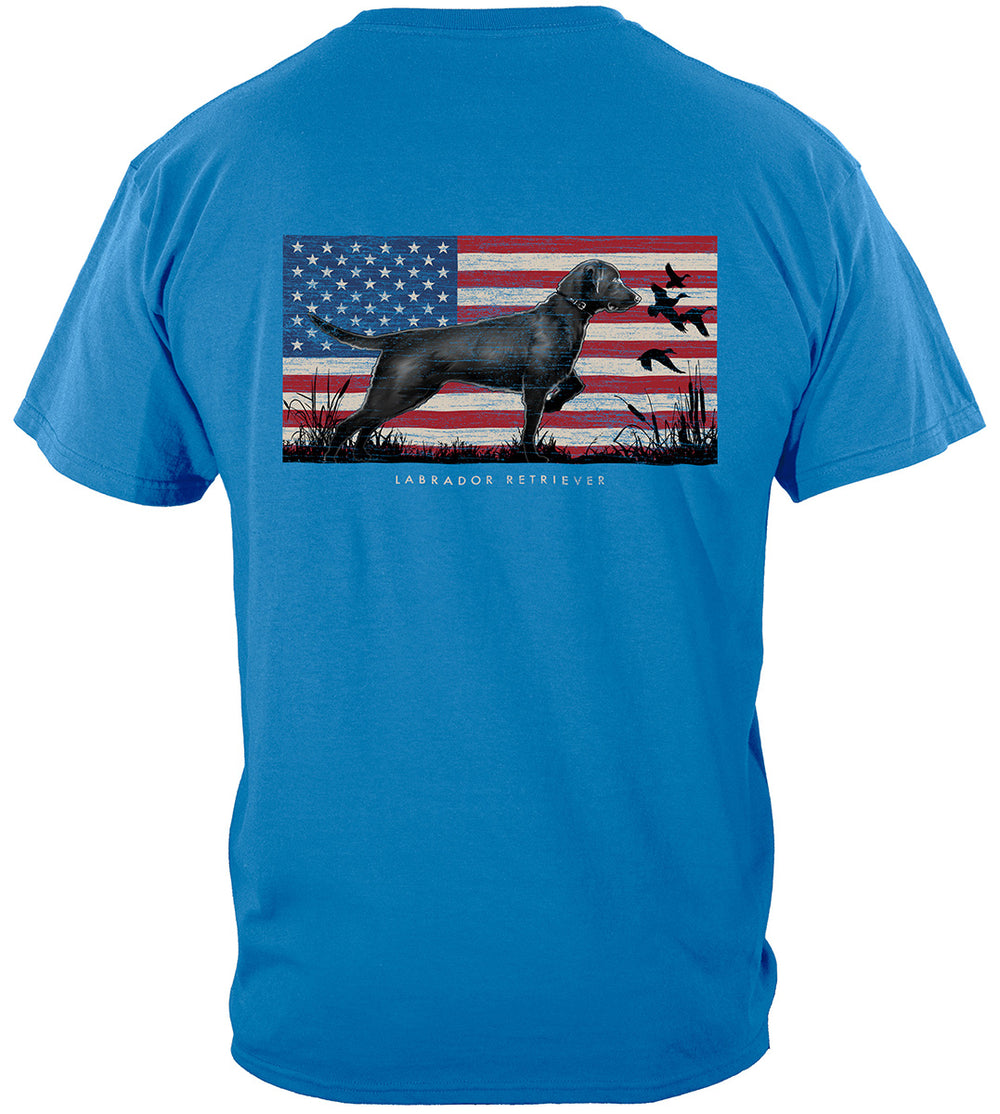 Bird Hunting Dog Labrador Retriever T-Shirt - back view