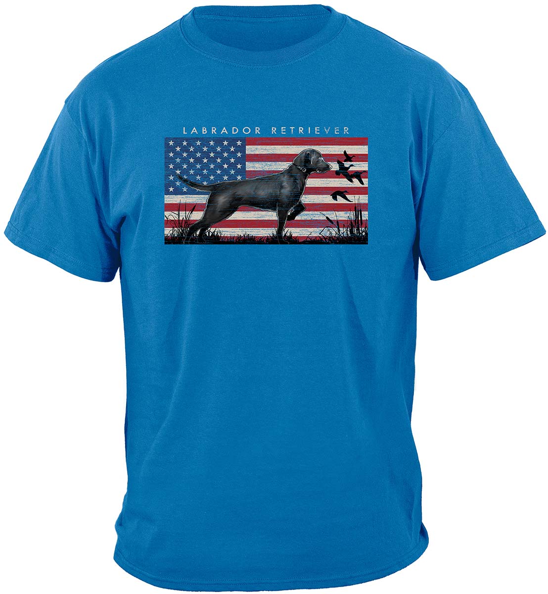 Bird Hunting Dog Labrador Retriever T-Shirt - front view