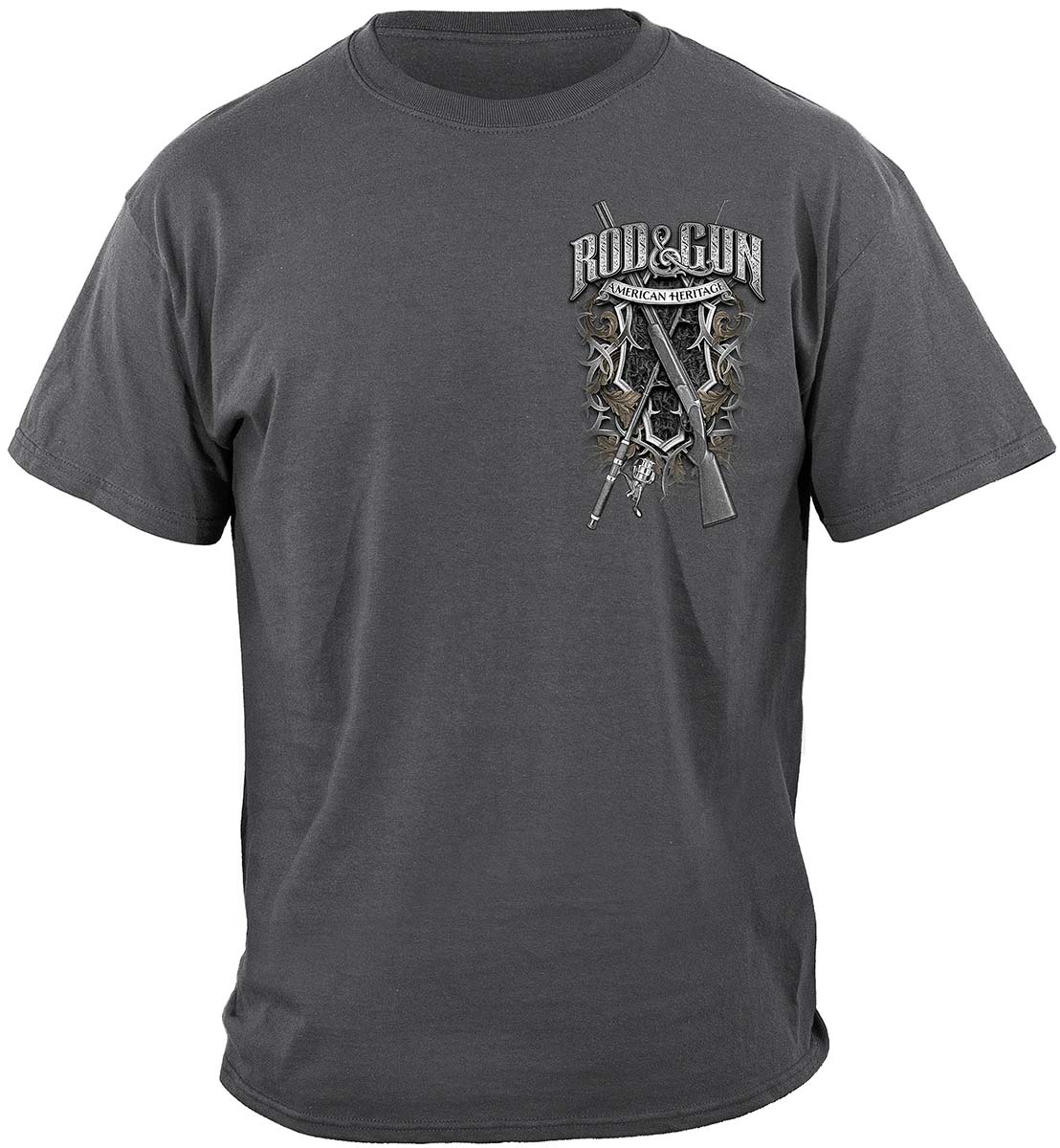 Hunting Rod and Gun American Heritage T-Shirt - front view