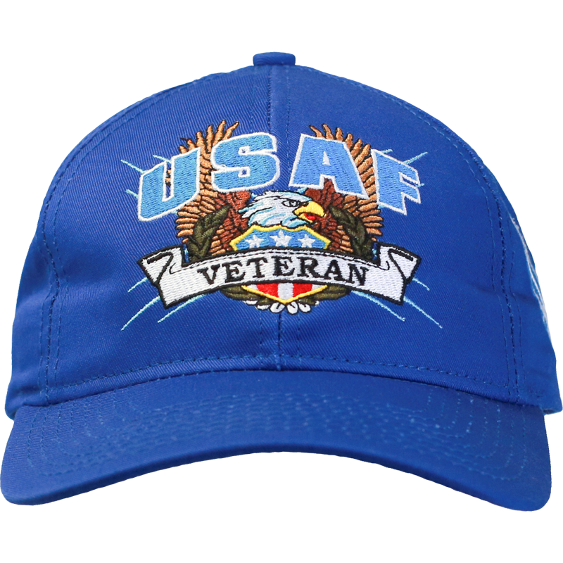U.S. Air Force Veteran Structured Embroidered Cap – view 1
