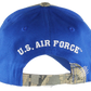 Blue Streak Stressed Camo U.S. Air Force Cap – view 2