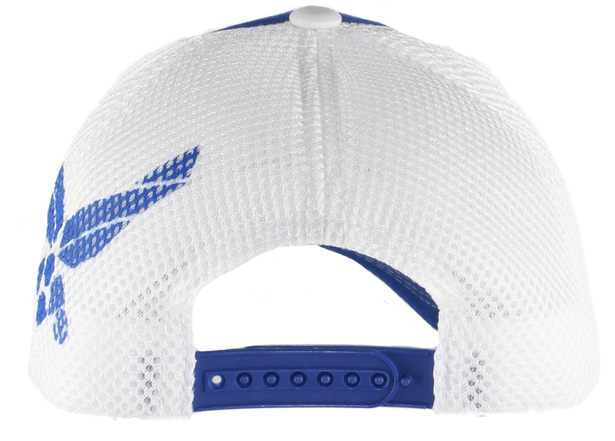 United States Air Force Blue on White Mesh Cap – view 4