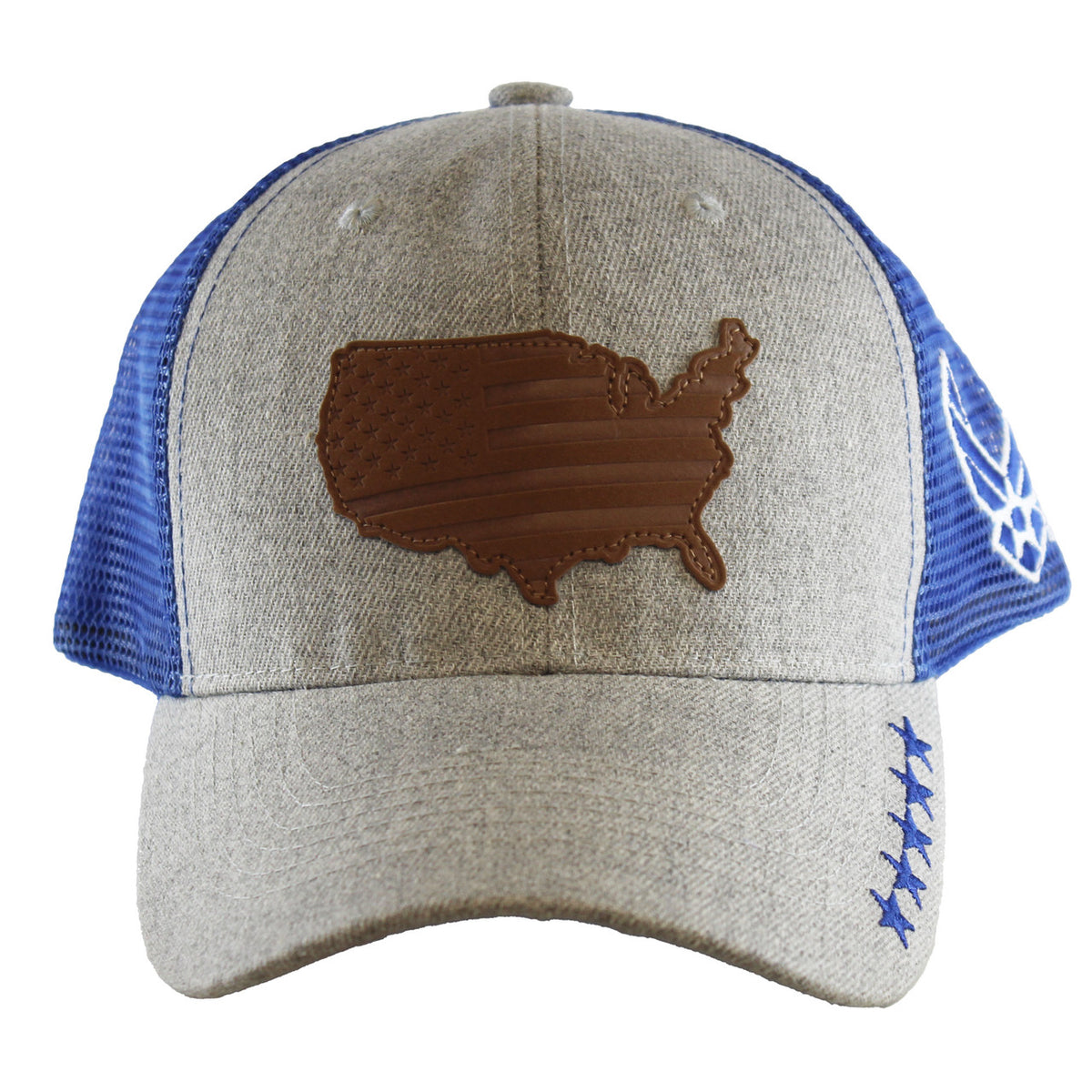 U.S. Air Force Map Design Adjustable Mesh Cap – view 2