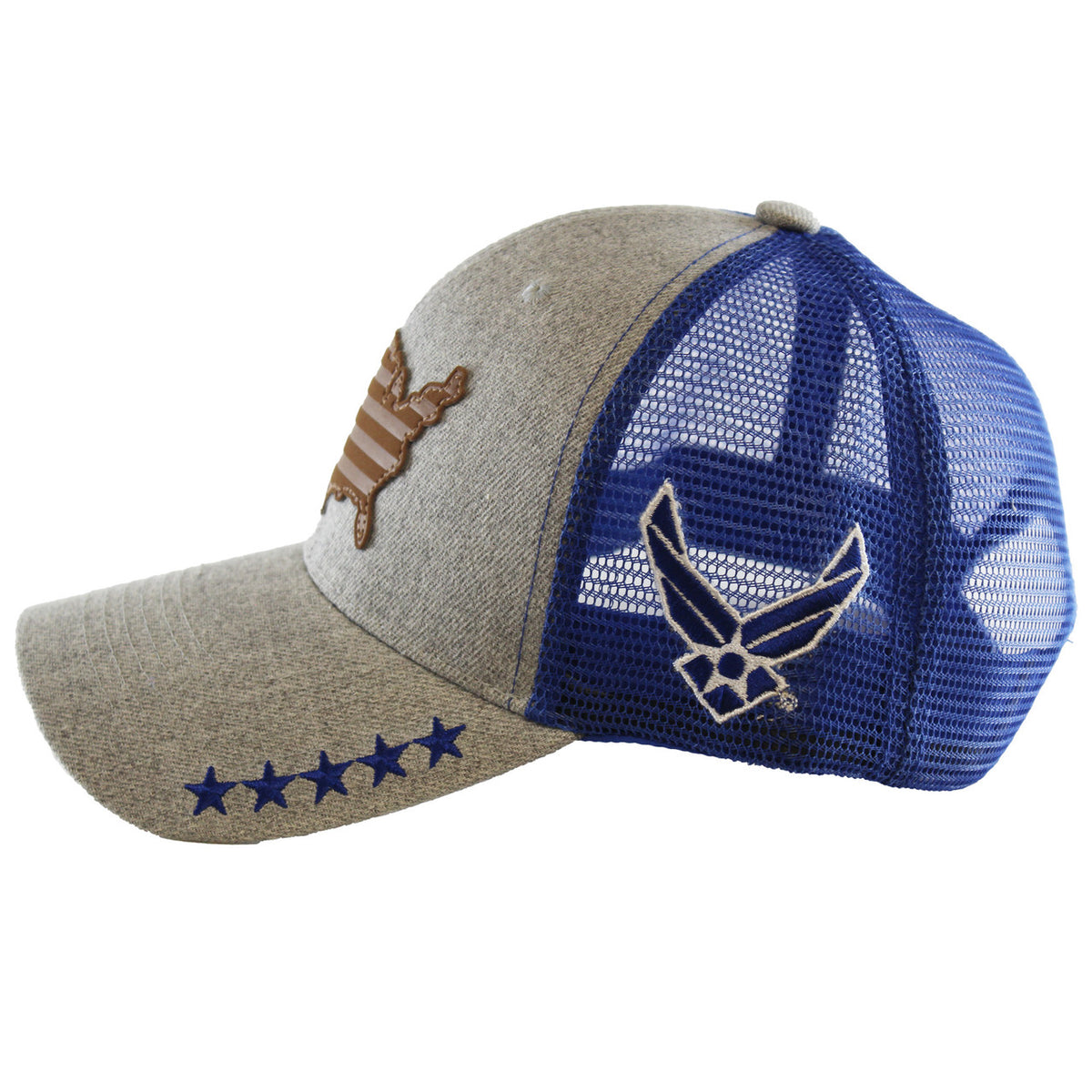 U.S. Air Force Map Design Adjustable Mesh Cap – view 1