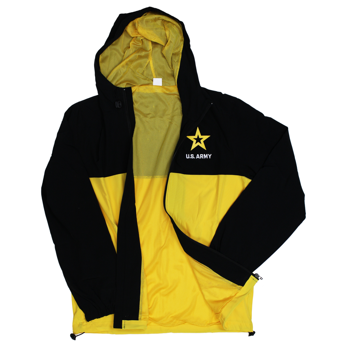 U.S. Army Lightweight Windbreaker Jacket with Hood – view 2