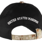 Black Streak Stressed Camo USMC Cap – view 2