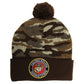 U.S. Marines Official Camo Beanie with Pom – view 1