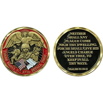 Soldier’s Psalm Challenge Coin – front and reverse