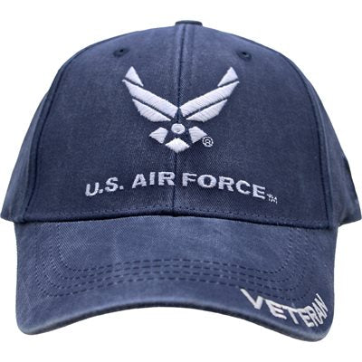 Air Force Veteran Cap – Washed Navy