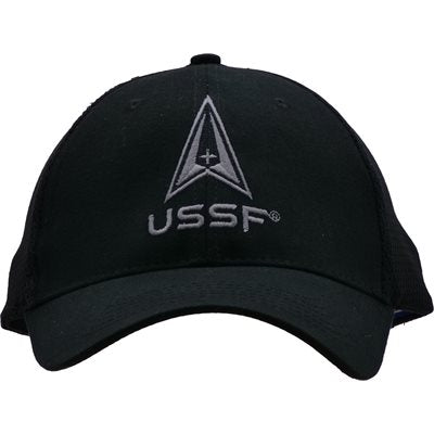 Space Force Mesh Back Black Cap