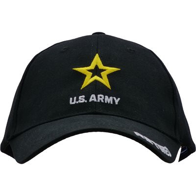 Army Retired Brim Cap – Black