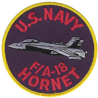 F/A-18 Aircraft Profile Patch – 4 Inch