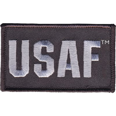 Eagle Crest USAF Black Hook & Loop Patch