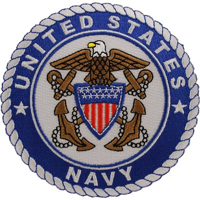U.S. Navy Crossed Anchors Patch – 3 Inch