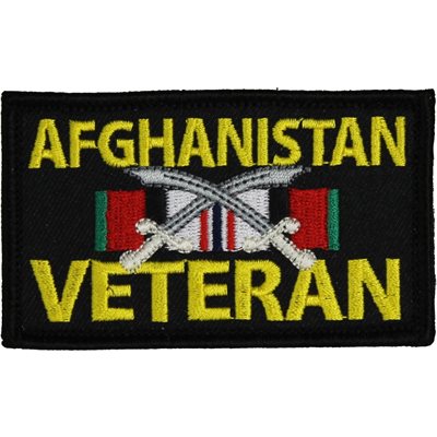 Eagle Crest Afghanistan Veteran Hook & Loop Patch