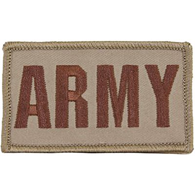 Eagle Crest Army Tan Hook & Loop Patch